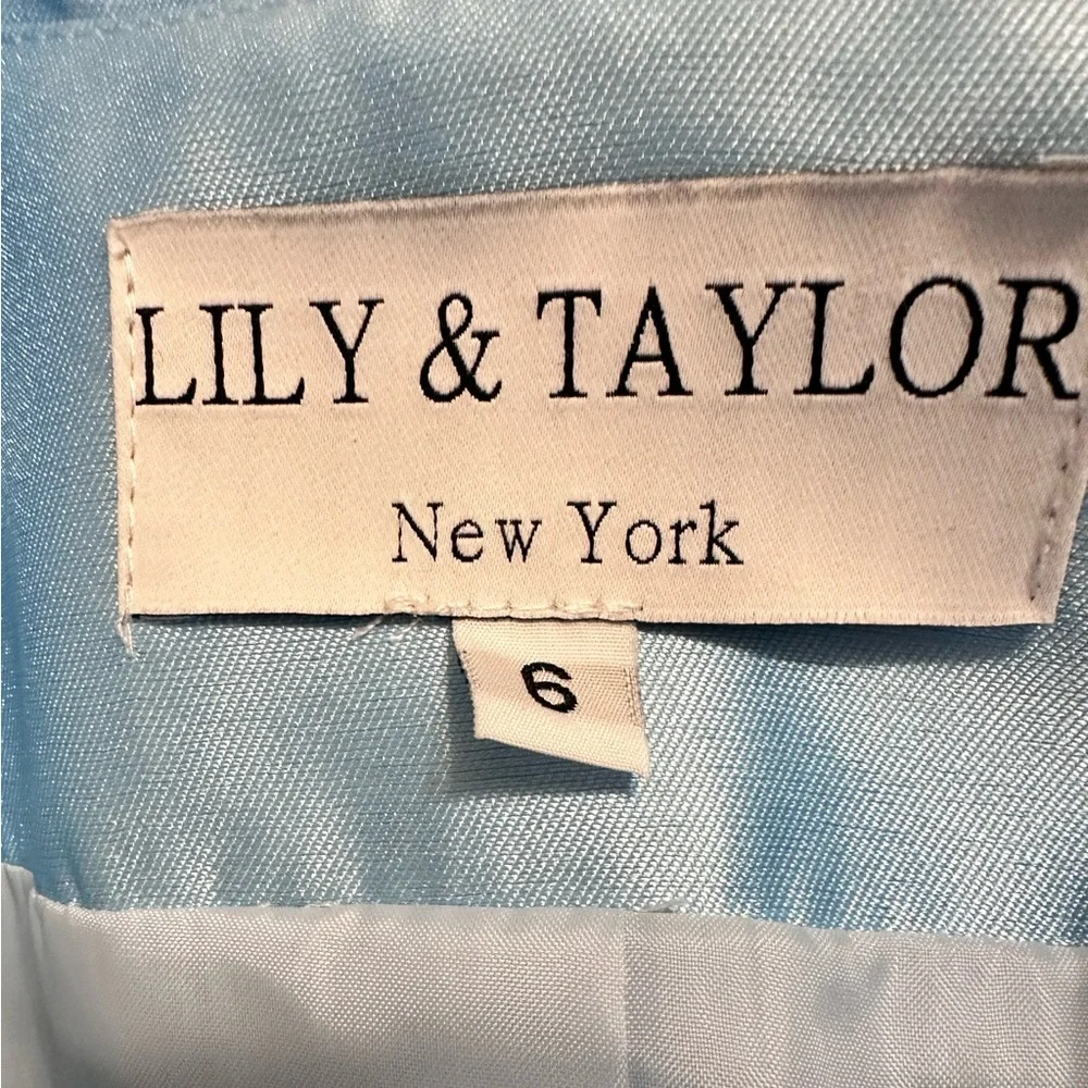 Lily & Taylor New York GORGEOUS LUXURY Women’s Suit 2pcs Size  6 Couture - Picture 9 of 13